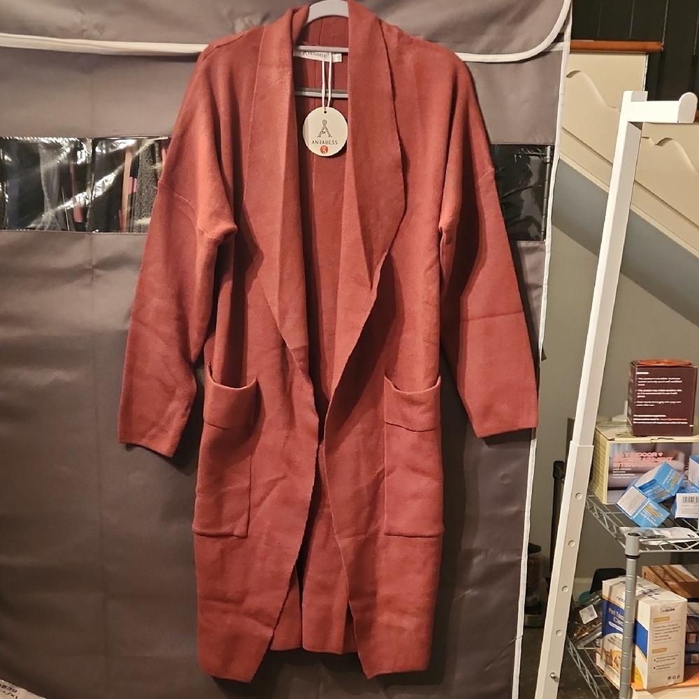 Elegant Rust Women's Cape Coat